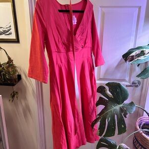 Pinup Couture Pink Swing Dress